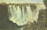 unknow artist One of Livingstones mainstay ogonblick in Afrika,var da he in November upptackte Victoria autumn in Zambesifloden Sweden oil painting artist
